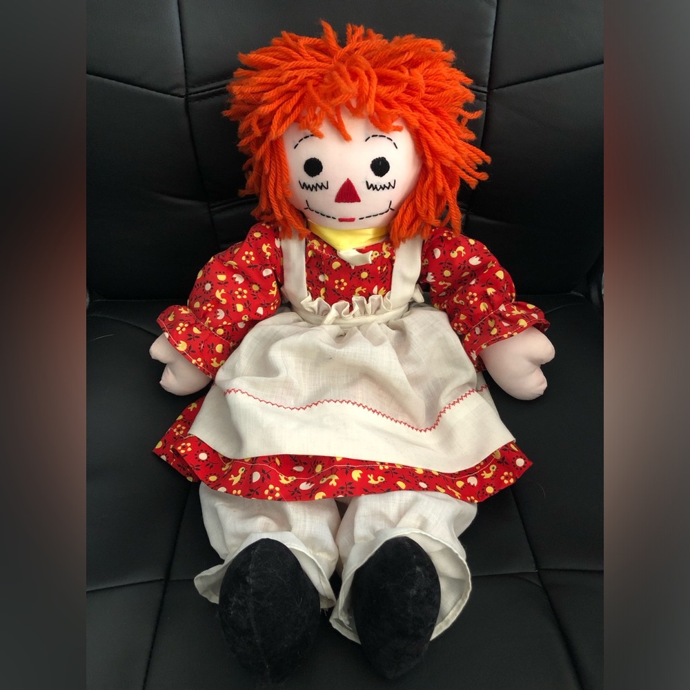 Raggedy Ann 19 inch Soft Doll Yarn Hair